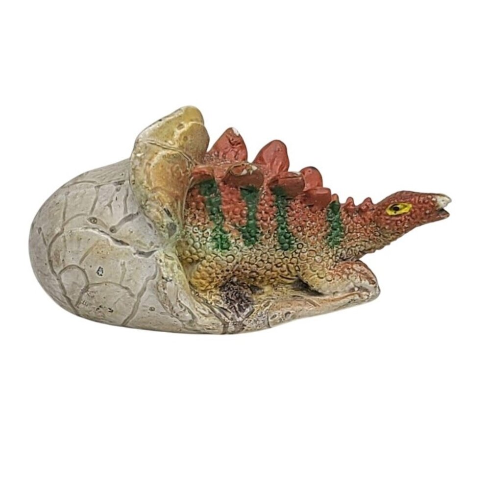 Vintage 90's AAA Baby Stegosaurus Hatching Dinosaur Egg Figure Jurassic